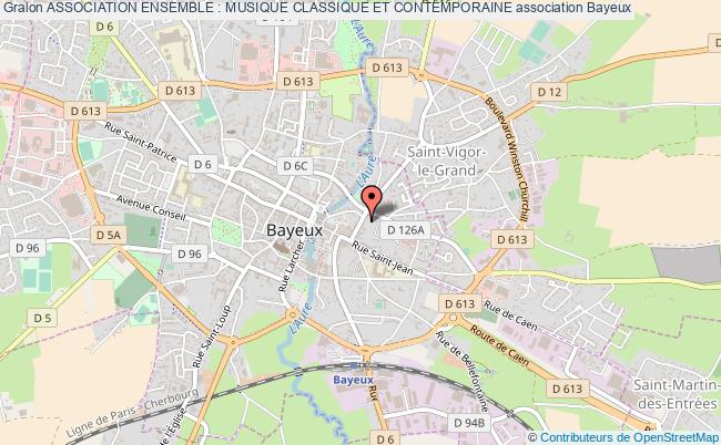 plan association Association Ensemble : Musique Classique Et Contemporaine Bayeux