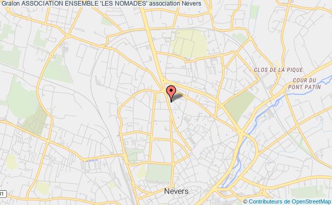 plan association Association Ensemble 'les Nomades' Nevers