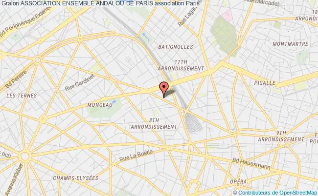 plan association Association Ensemble Andalou De Paris Paris