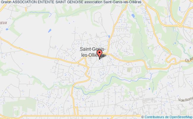 plan association Association Entente Saint Genoise Saint-Genis-les-Ollières