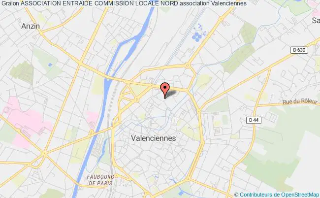 plan association Association Entraide Commission Locale Nord Valenciennes