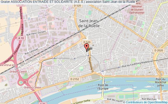 plan association Association Entraide Et Solidarite (a.e.s.) Saint-Jean-de-la-Ruelle