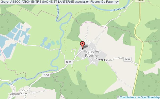 plan association Association Entre SaÔne Et Lanterne Fleurey-lès-Faverney