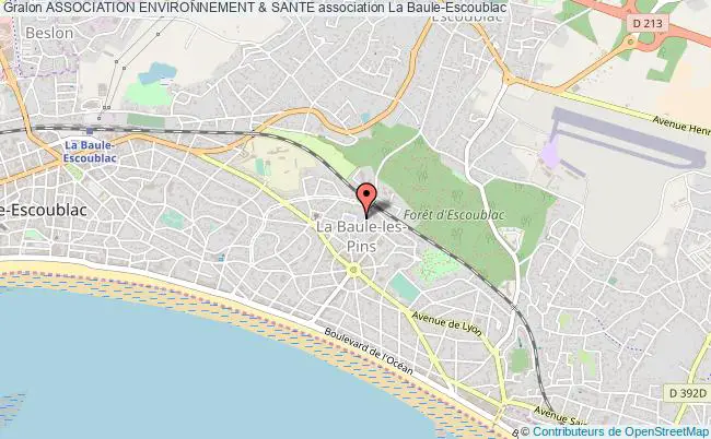 plan association Association Environnement & Sante La Baule-Escoublac