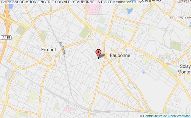 plan association Association Epicerie Sociale D'eaubonne - A.e.s.eb Eaubonne