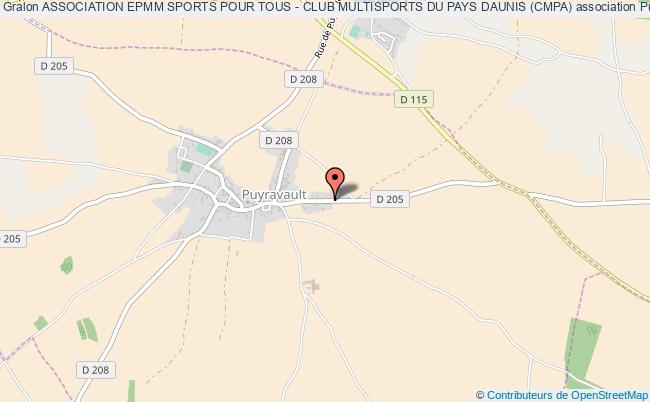 plan association Association Epmm Sports Pour Tous - Club Multisports Du Pays Daunis (cmpa) Puyravault