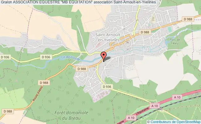 plan association Association Equestre "mb Equitation" Saint-Arnoult-en-Yvelines