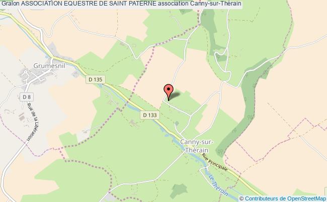 plan association Association Equestre De Saint Paterne Canny-sur-Thérain