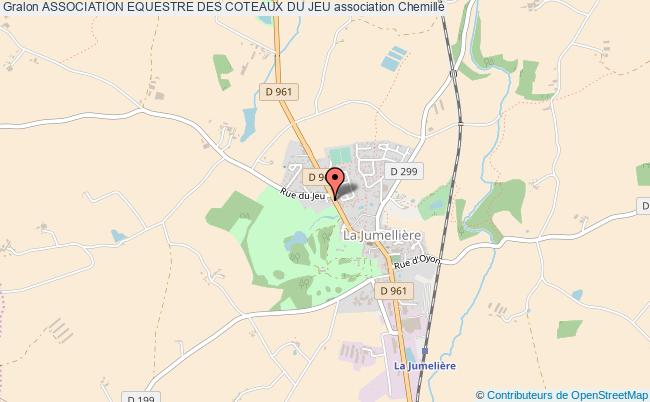 plan association Association Equestre Des Coteaux Du Jeu Chemillé-en-Anjou