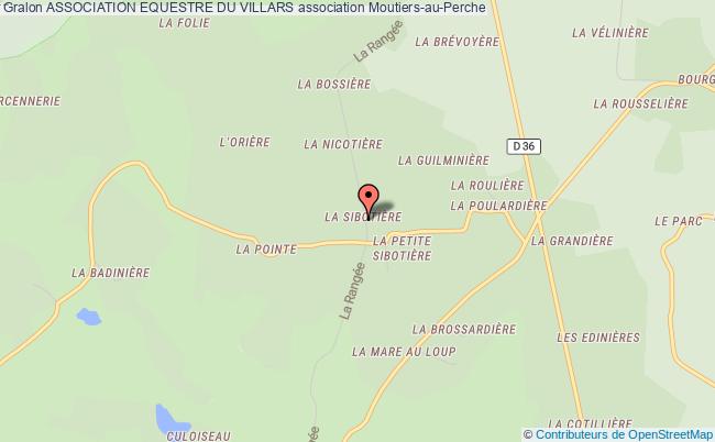 plan association Association Equestre Du Villars Moutiers-au-Perche