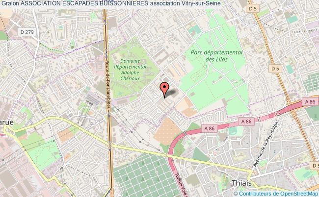 plan association Association Escapades Buissonnieres Vitry-sur-Seine