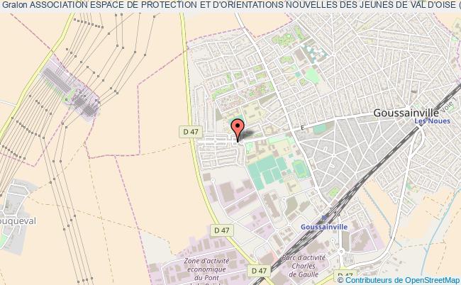 plan association Association Espace De Protection Et D'orientations Nouvelles Des Jeunes De Val D'oise (eponje 95) Goussainville