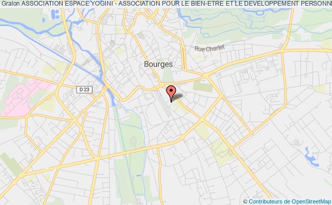 plan association Association Espace Yogini - Association Pour Le Bien-etre Et Le Developpement Personnel (abedp) Bourges