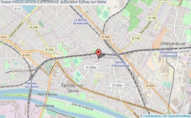 plan association Association Esperance Épinay-sur-Seine