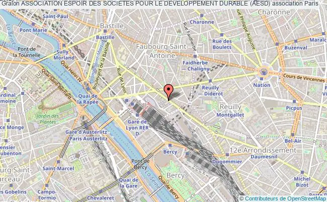 plan association Association Espoir Des Societes Pour Le Developpement Durable (aesd) Paris