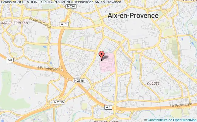 plan association Association Espoir-provence Aix-en-Provence