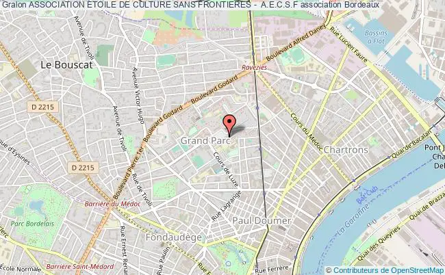 plan association Association Etoile De Culture Sans Frontieres -  A.e.c.s.f Bordeaux