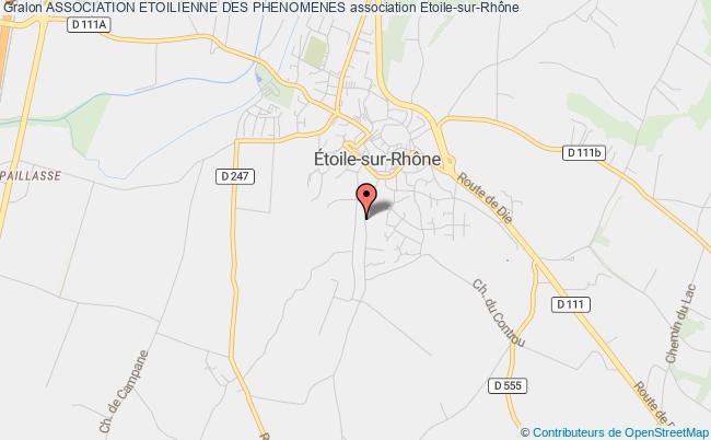 plan association Association Etoilienne Des Phenomenes Étoile-sur-Rhône