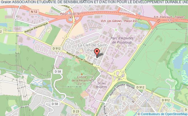 plan association Association Etudiante De Sensibilisation Et D'action Pour Le Developpement Durable (aesa2d) Élancourt