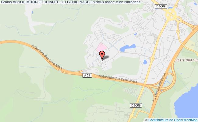 plan association Association Etudiante Du Genie Narbonnais Narbonne