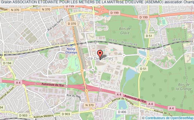 plan association Association Etudiante Pour Les Metiers De La Maitrise D'oeuvre (asemmo) Champs-sur-Marne