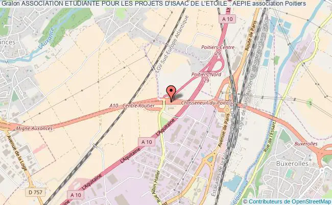 plan association Association Etudiante Pour Les Projets D'isaac De L'etoile : Aepie Poitiers