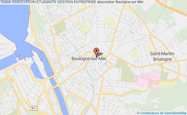 plan association Association Étudiants Gestion Entreprise Boulogne-sur-Mer
