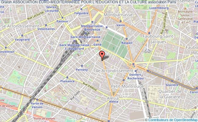 plan association Association Euro-mediterranee Pour L?education Et La Culture Paris