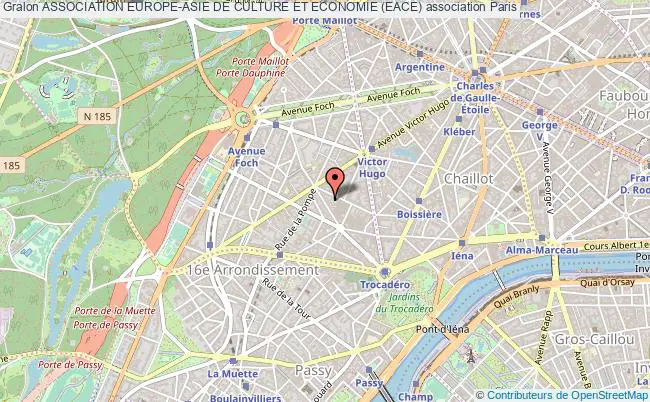 plan association Association Europe-asie De Culture Et Economie (eace) Paris
