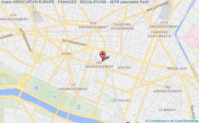 plan association Association Europe - Finances - Regulations - Aefr Paris