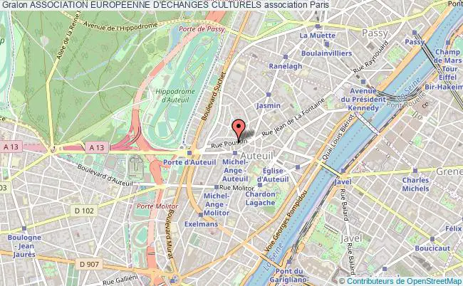 plan association Association EuropÉenne D'Échanges Culturels Paris