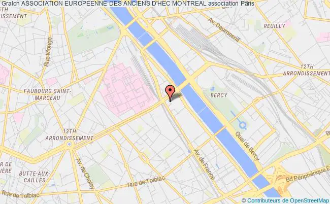 plan association Association Europeenne Des Anciens D'hec Montreal Paris