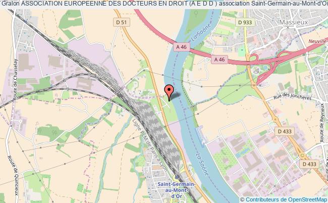 plan association Association Europeenne Des Docteurs En Droit (a E D D ) Saint-Germain-au-Mont-d'Or
