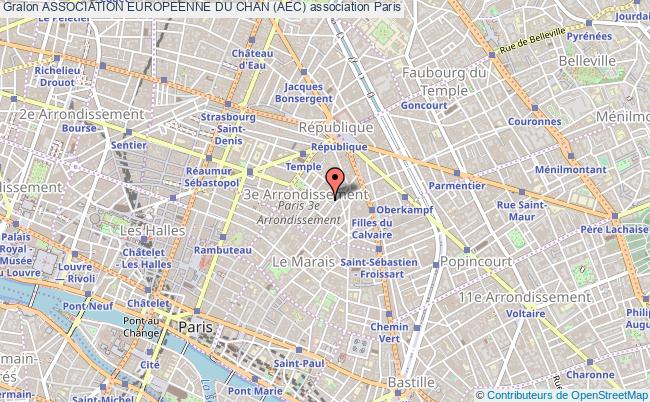 plan association Association Europeenne Du Chan (aec) Paris 3e