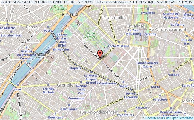 plan association Association EuropÉenne Pour La Promotion Des Musiques Et Pratiques Musicales Natives Paris