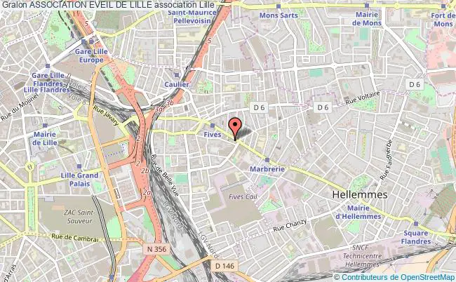 plan association Association Eveil De Lille Lille-Fives