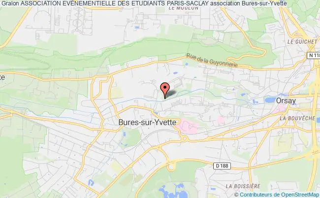 plan association Association EvÉnementielle Des Etudiants Paris-saclay Bures-sur-Yvette