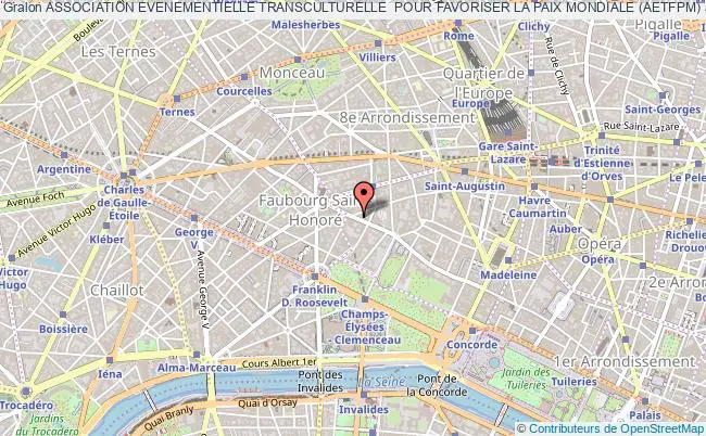 plan association Association Evenementielle Transculturelle  Pour Favoriser La Paix Mondiale (aetfpm) Paris