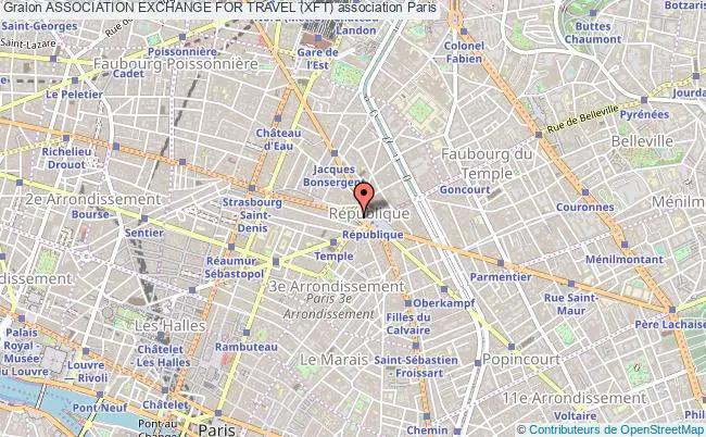 plan association Association Exchange For Travel (xft) Paris