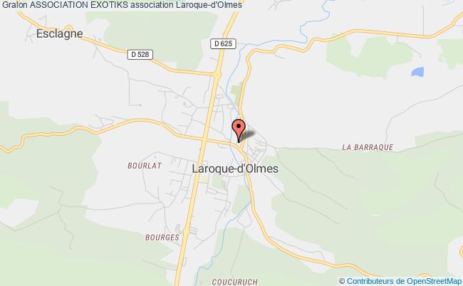 plan association Association Exotiks Laroque-d'Olmes