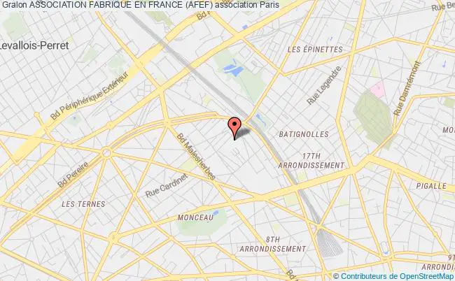 plan association Association Fabrique En France (afef) Paris