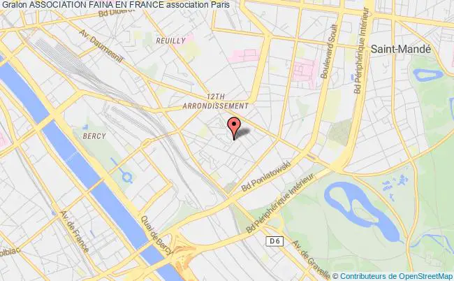 plan association Association Faina En France Paris