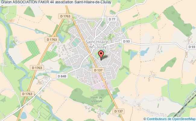 plan association Association Fakir 44 Saint-Hilaire-de-Loulay