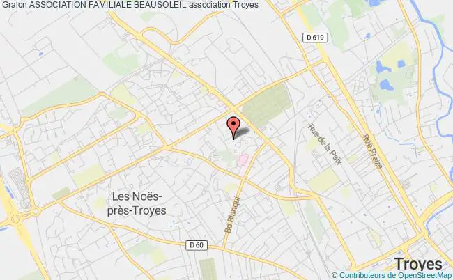 plan association Association Familiale Beausoleil Troyes