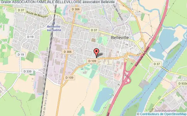 plan association Association Familiale Bellevilloise Belleville