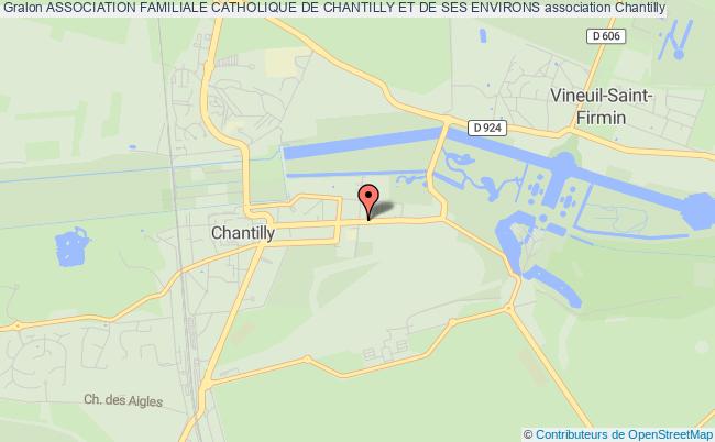 plan association Association Familiale Catholique De Chantilly Et De Ses Environs Chantilly
