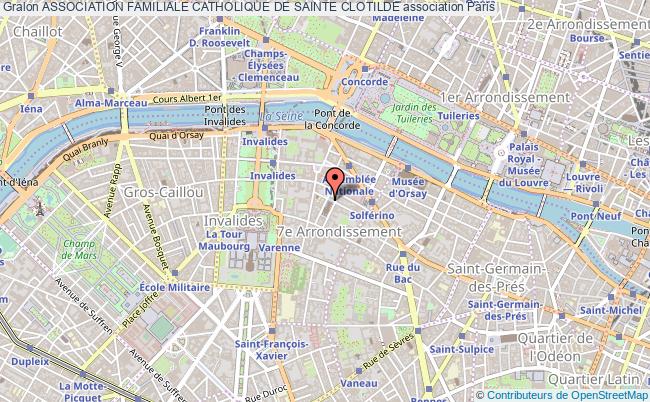 plan association Association Familiale Catholique De Sainte Clotilde Paris