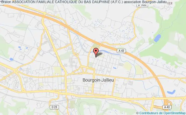 plan association Association Familiale Catholique Du Bas Dauphine (a.f.c.) Bourgoin-Jallieu