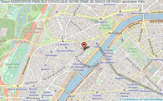 plan association Association Familiale Catholique Notre Dame De Grace De Passy Paris