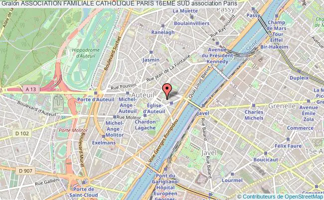 plan association Association Familiale Catholique Paris 16eme Sud Paris